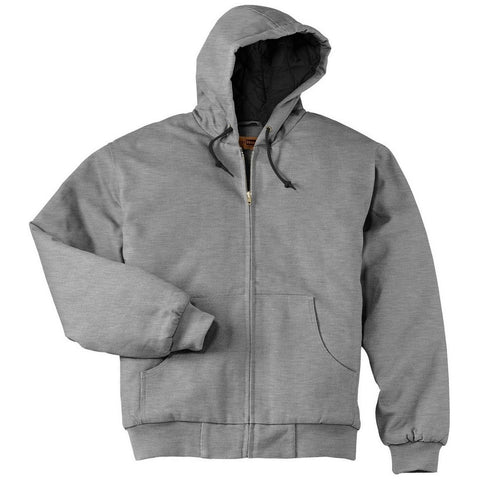 Heavyweight Full-Zip Hooded Sweatshirt with Thermal Lining. CS620