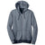 District Made - Mens Mini Stripe Full-Zip Hoodie. DM390