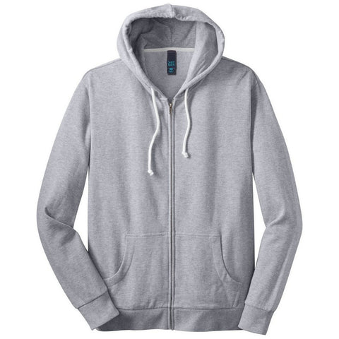 District - Young Mens Core Fleece Full-Zip Hoodie DT190
