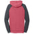 District Juniors Lightweight Fleece Raglan Hoodie. DT296