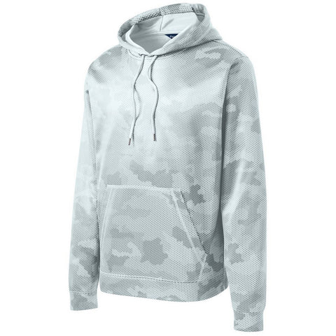 Sport-Tek Sport-Wick CamoHex Fleece Hooded Pullover. ST240