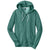 District - Young Mens Marled Fleece Full-Zip Hoodie DT192