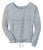 District - Juniors Core Fleece Wide Neck Pullover. DT293