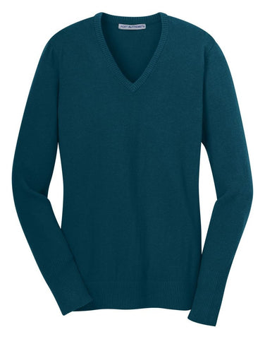 Port Authority Ladies V-Neck Sweater. LSW285